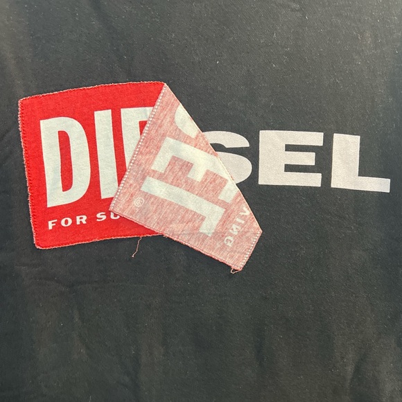 DIESEL CREWNECK BLACK - Picture 2 of 5